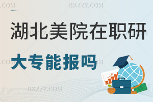 大專能報湖北美術學院在職研究生嗎？課程班免試入學嗎？